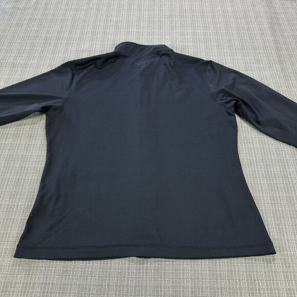 FootJoy Jacket Mens XL Black Lightweight Full Zip Outdoors Golf Nylon Stretch - Picture 4 of 11